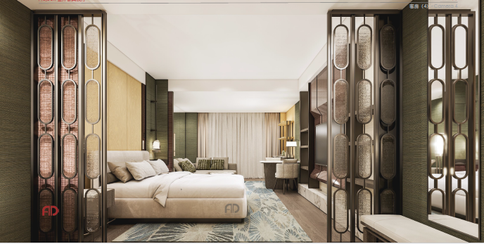 Custom Built-in Hotel Furniture